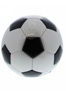 Korf Voetbal Zwart & Wit 15cm 1stuks & 1x Cellofaan Zakjes 1xBalnaald