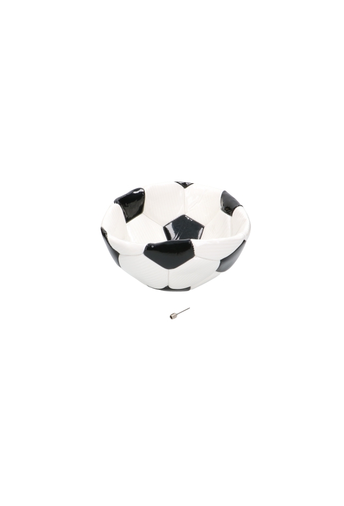 Korf Voetbal Zwart & Wit 15cm 1stuks & 1x Cellofaan Zakjes 1xBalnaald