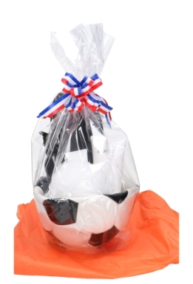 Korf Voetbal Zwart & Wit 15cm 1stuks & 1x Cellofaan Zakjes 1xBalnaald