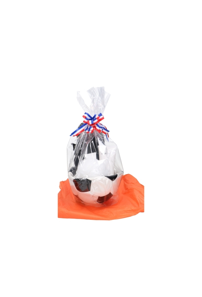 Korf Voetbal Zwart & Wit 15cm 1stuks & 1x Cellofaan Zakjes 1xBalnaald