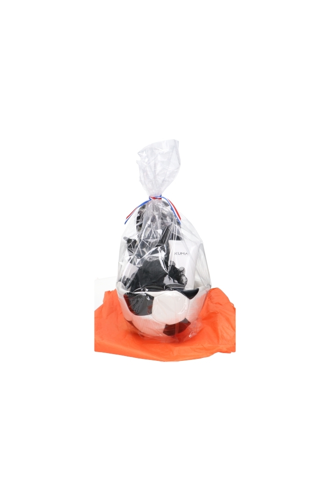 Korf Voetbal Zwart & Wit 15cm 1stuks & 1x Cellofaan Zakjes 1xBalnaald