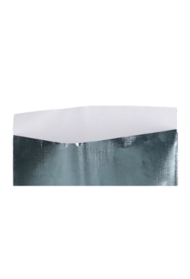 Luxe Kadozakjes Embossing Linnen Zilver 17x25cm 200stuks