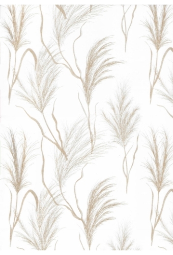 Zijdevloei - Vloeipapier Bedrukt Gras Flower 50x70cm 200 vellen 28gram