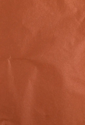 Zijdevloei - Vloeipapier Onbedrukt Donker Metallic Koper 50x75cm 240 vellen