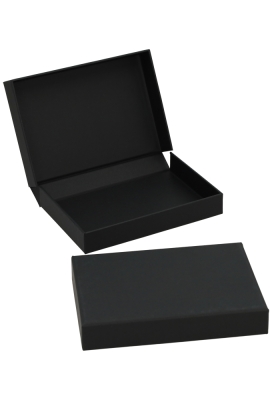 Luxe Scharnier Kadodoos Sydney Zwart Mat FSC® A6 16.5x11.5x2.5cm 7stuks