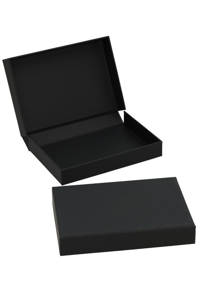 Luxe Scharnier Kadodoos Sydney Zwart Mat FSC® A6 16.5x11.5x2.5cm 7stuks