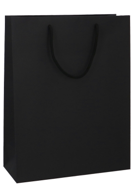 Luxe Papierentas Mat Kopenhagen Zwart & Koord 28x12x36cm 3stuks