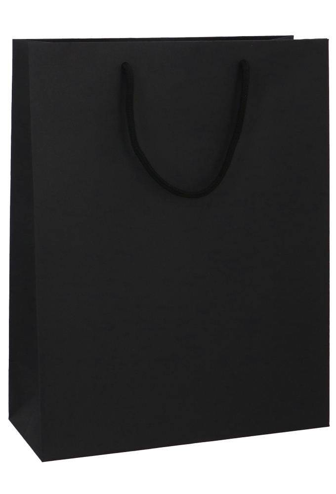 Luxe Papierentas Mat Kopenhagen Zwart & Koord 28x12x36cm 3stuks