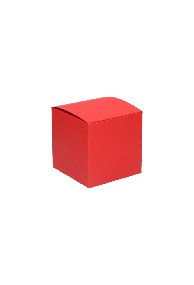 Kadodoosjes KrabBOX Gerecycled Rood 8x8x8cm 25stuks OP IS OP