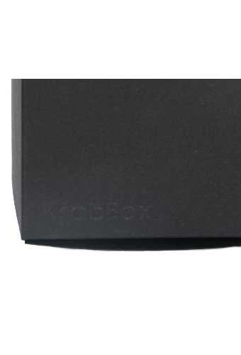 Kadodoosjes KrabBOX Gerecycled Zwart 8x8x8cm 25stuks OP IS OP