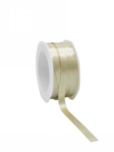 Luxe Satijn Dubbel Lint Goud Metallic 10mm x 25meter