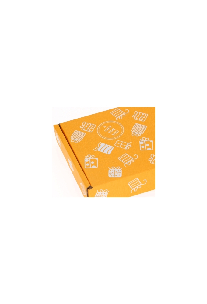 Brievenbusdoos Met Klep Pinto Gift For You Geel A6 15x10.7x2.8cm 10stuks OP IS OP