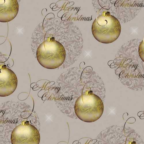 Kerstzakjes Merry Christmas Gold 17x25cm 200stuks