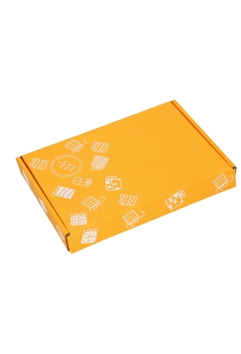 Brievenbusdoos Met Klep Pinto Gift For You Geel A5 22x15.5x2.8cm 10stuks OP IS OP