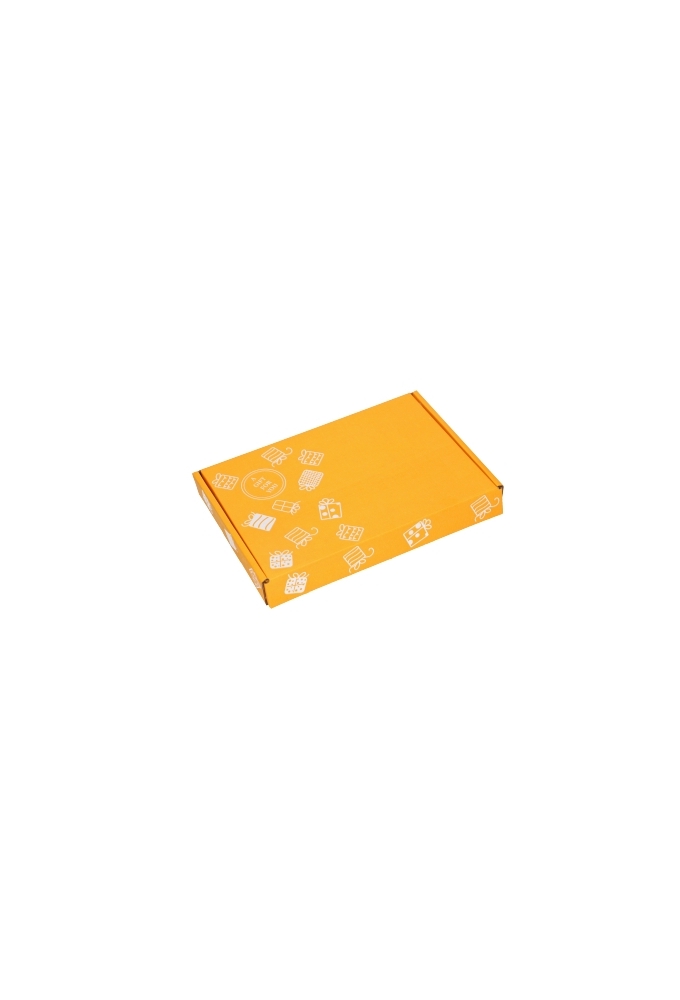 Brievenbusdoos Met Klep Pinto Gift For You Geel A5 22x15.5x2.8cm 10stuks OP IS OP