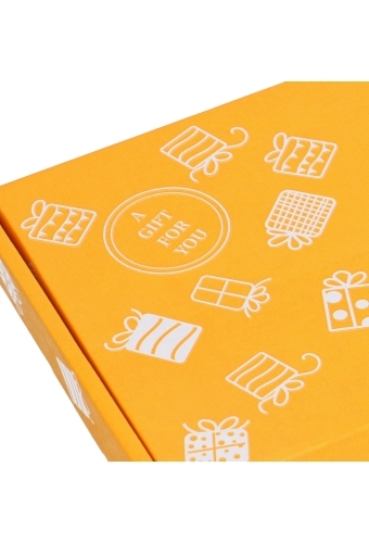 Brievenbusdoos Met Klep Pinto Gift For You Geel A5 22x15.5x2.8cm 10stuks OP IS OP