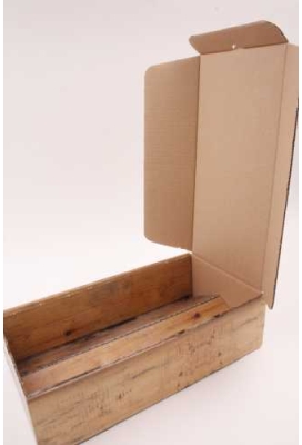 Wijndozen 2-Fles Hout 34x17x9.2cm 25stuks