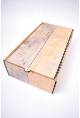Wijndozen 2-Fles Hout 34x17x9.2cm 25stuks