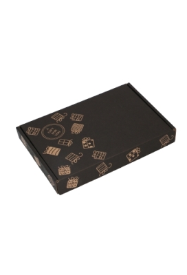 Brievenbusdoos Met Klep Pinto Gift For You Zwart A5 22x15.5x2.8cm 10stuks OP IS OP
