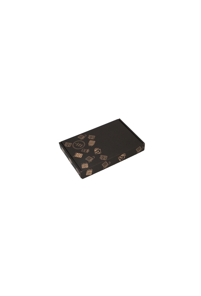 Brievenbusdoos Met Klep Pinto Gift For You Zwart A5 22x15.5x2.8cm 10stuks OP IS OP