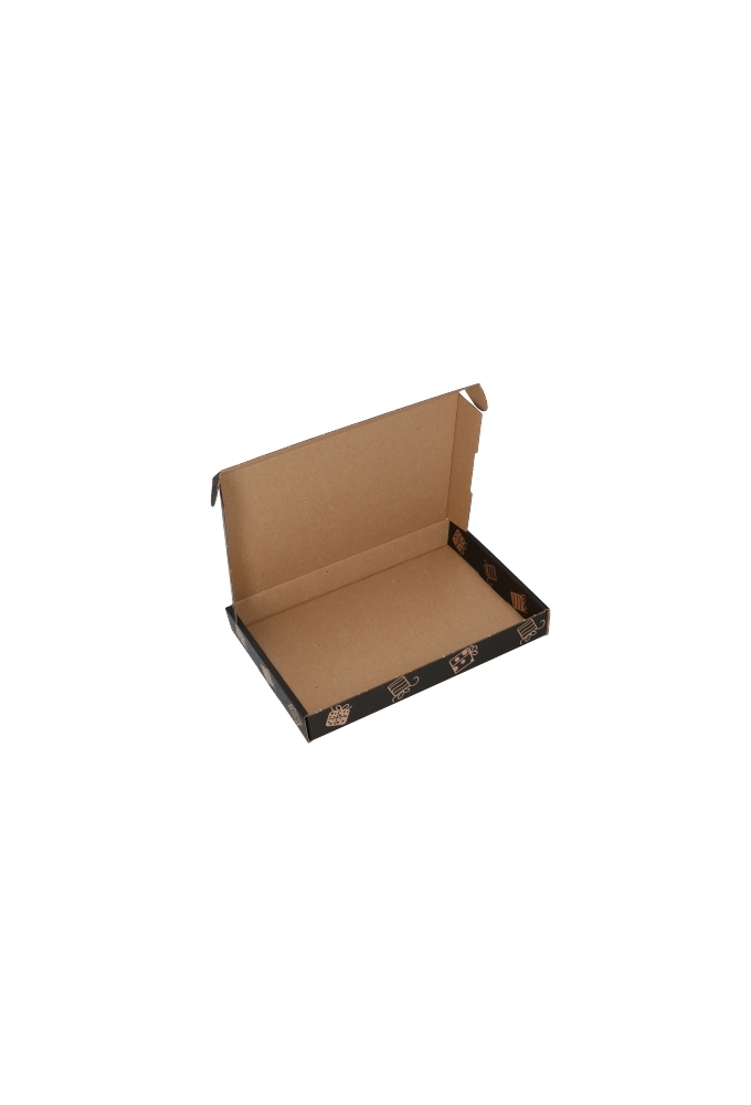 Brievenbusdoos Met Klep Pinto Gift For You Zwart A5 22x15.5x2.8cm 10stuks OP IS OP