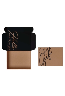 Brievenbusdoos Met Klep Pinto I'm Your Gift Zwart A4 31x22x2.8cm 10stuks