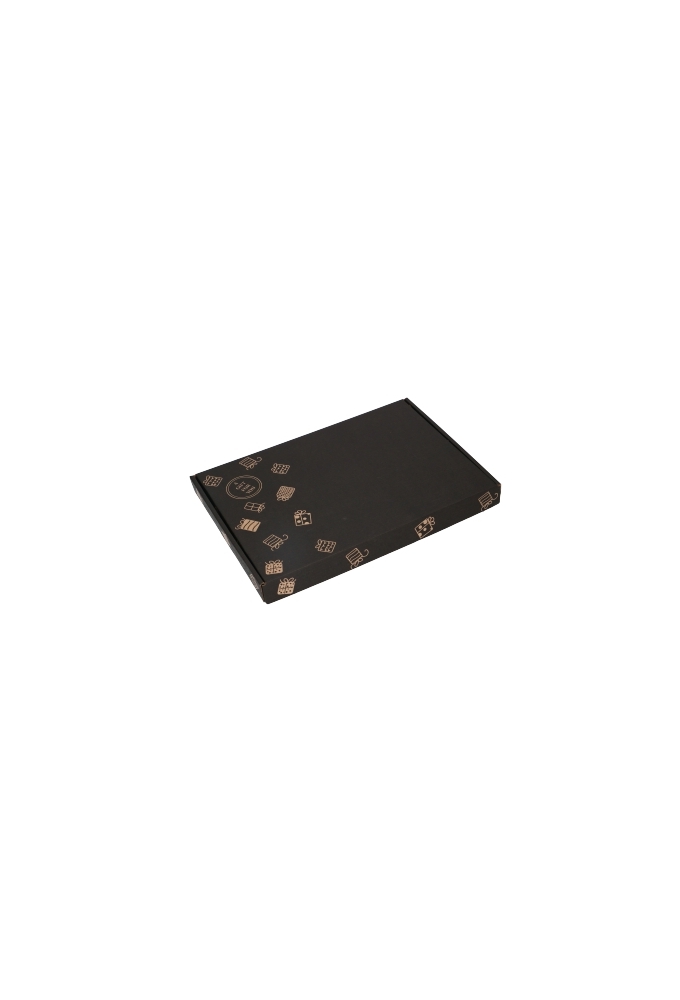Brievenbusdoos Met Klep Pinto Gift For You Zwart A4 31x22x2.8cm 10stuks OP IS OP