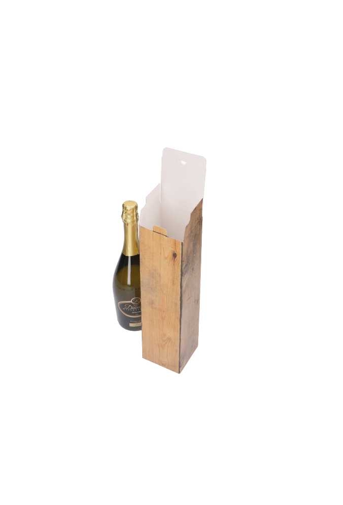 Wijndozen 1-Fles Hout 8.7x8.7x33cm 100stuks