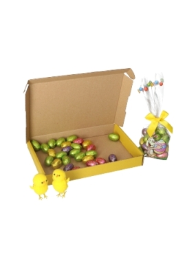 Brievenbusdoos Klep Vrolijk Pasen Kraft A5 22x16x2.8cm 15stuks