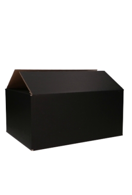 Geschenkdoos Uni Zwart 38x28x30cm 15stuks