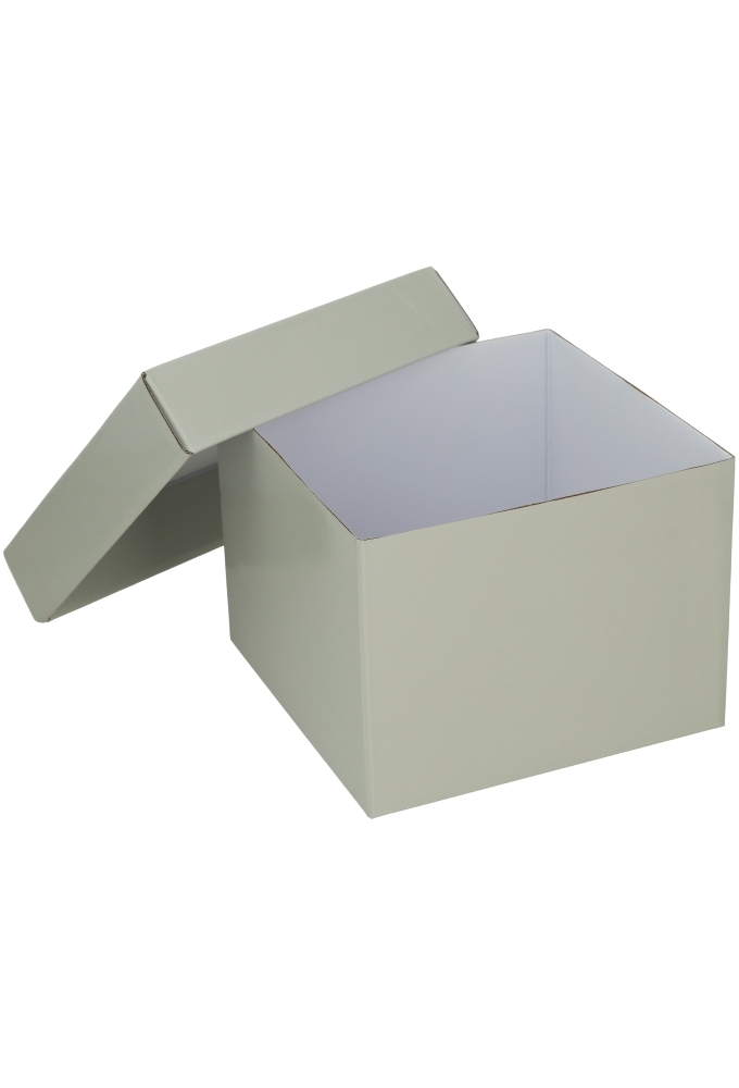 AKTIE Luxe Geschenkdoos Torino Grijs Glossy FSC® 20x20x15cm 20stuks