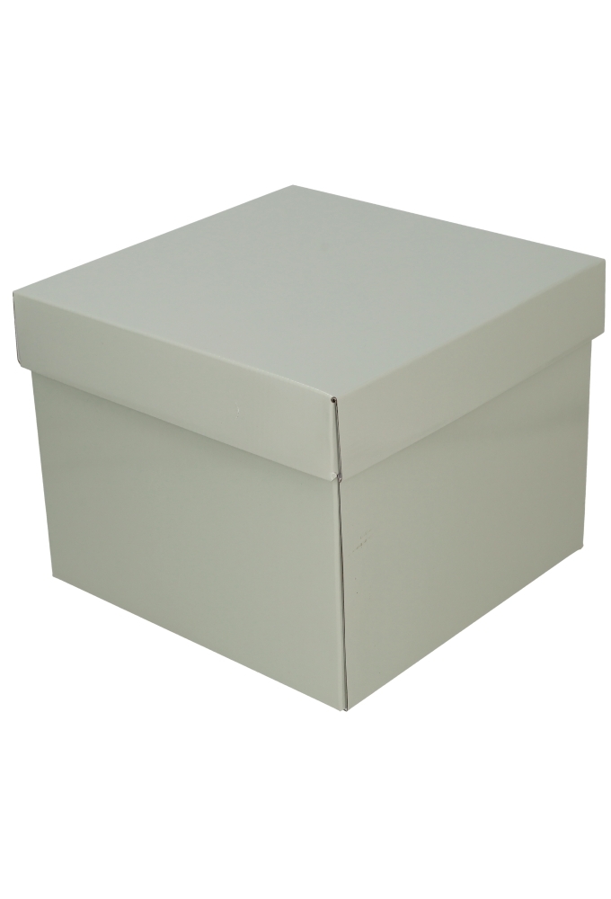 AKTIE Luxe Geschenkdoos Torino Grijs Glossy FSC® 25x25x20cm 20stuks