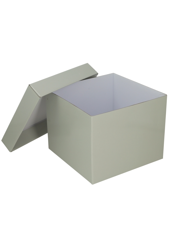 AKTIE Luxe Geschenkdoos Torino Grijs Glossy FSC® 25x25x20cm 20stuks