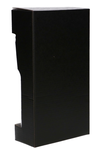 Bierverpakking Zwart voor 2 flesjes Bier 13x6.5x24.3cm FSC® 50stuks