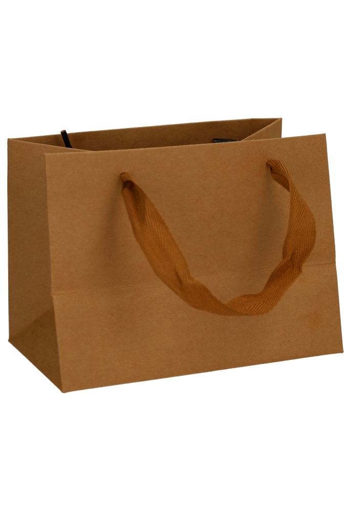 Kadotasjes Trazo Kraft Met PET Venster FSC® 18x11x13.5cm 10stuks