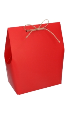 Kadozakjes Borgo Rood Met Plakstrip & Lint 18x11.5x24.5cm FSC® 10stuks