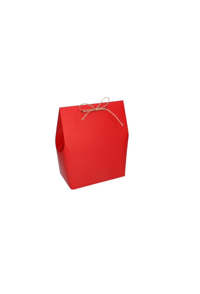 Kadozakjes Borgo Rood Met Plakstrip & Lint 18x11.5x24.5cm FSC® 10stuks