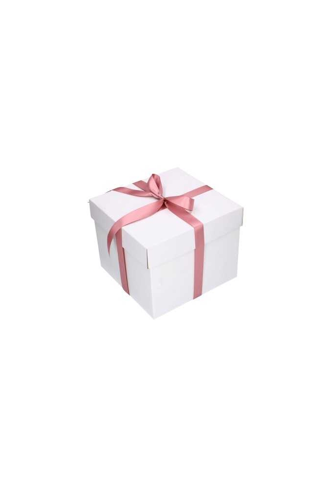 Luxe Geschenkdoos Torino Wit Mat FSC® 25x25x20cm Los Model