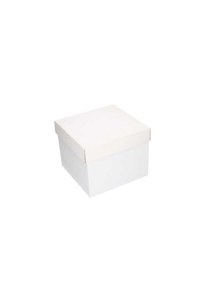 Luxe Geschenkdoos Torino Wit Mat FSC® 25x25x20cm Los Model