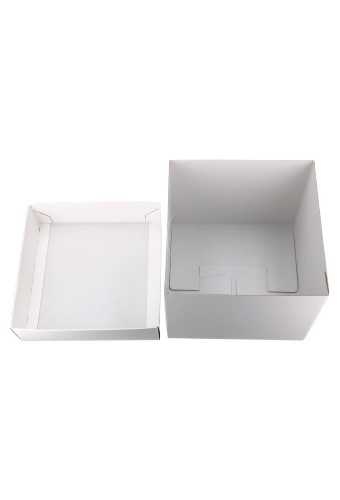 Luxe Geschenkdoos Torino Wit Mat FSC® 25x25x20cm Los Model
