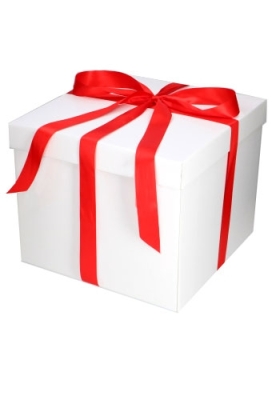Luxe Geschenkdoos Torino Wit Mat FSC® 35x35x30cm 20stuks