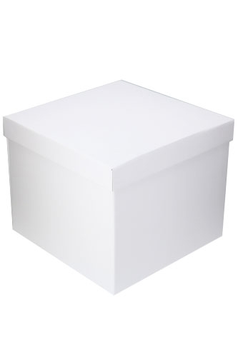 Luxe Geschenkdoos Torino Wit Mat FSC® 35x35x30cm Los Model