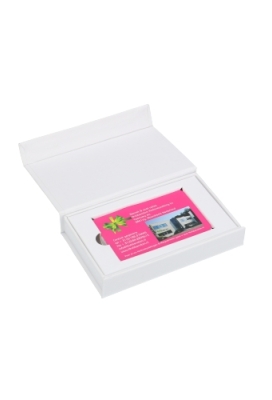 Luxe Magneetdozen & Inlay New York FSC® Wit Mat 7x12x2cm 1200gr 25st
