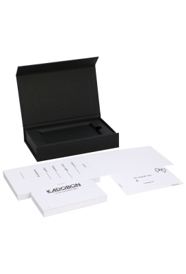 Luxe Magneetdozen & Inlay New York FSC® Zwart Mat 7x12x2cm 1200gr 25st