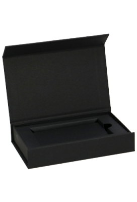 Luxe Magneetdozen & Inlay New York FSC® Zwart Mat 7x12x2cm Los Model