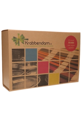 Luxe Magneetdozen New York FSC® Kraf Digitaal Bedruk 33x22x10cm 25st