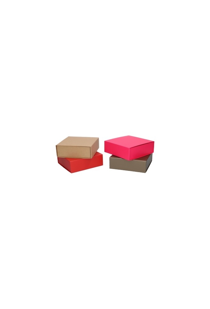 Luxe Magneetdozen New York FSC® Kraft Naturel 15x15x5cm 1200gr 25stuks