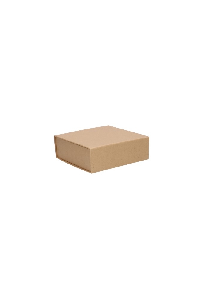 Luxe Magneetdozen New York FSC® Kraft Naturel 15x15x5cm Los Model