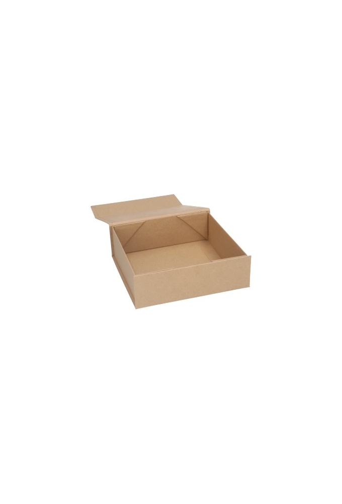 Luxe Magneetdozen New York FSC® Kraft Naturel 15x15x5cm Los Model