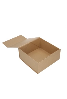 Luxe Magneetdozen New York FSC® Kraft Naturel 22x22x10cm 1200gr 25st